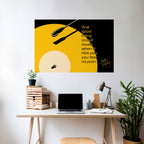 MUSIC - NO PAIN Peel and Stick Horizontal Poster