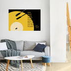 MUSIC - NO PAIN Peel and Stick Horizontal Poster