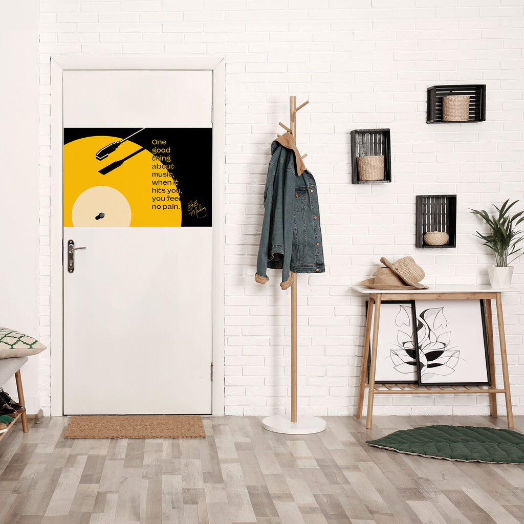 MUSIC - NO PAIN Peel and Stick Horizontal Poster