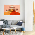 TODAY IS A GIFT Peel and Stick Horizontal Poster