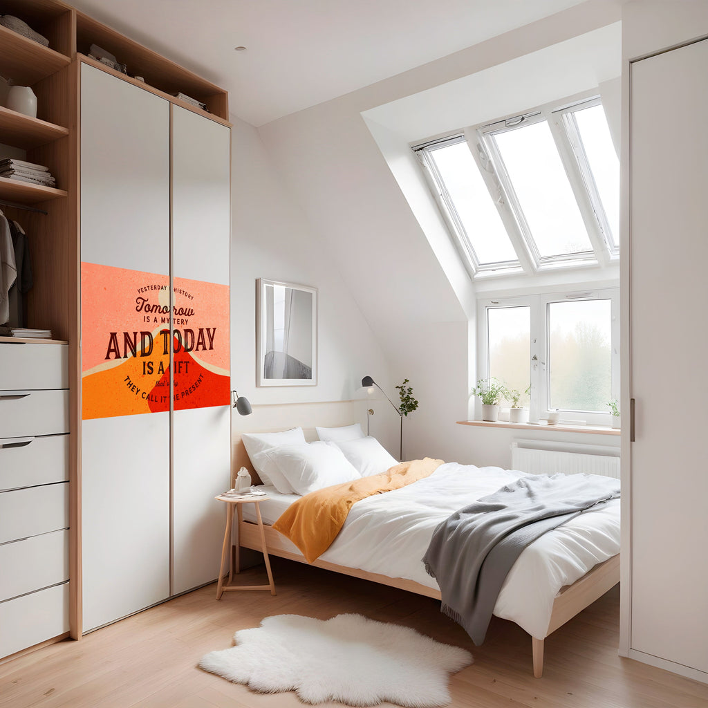 TODAY IS A GIFT Peel and Stick Horizontal Poster