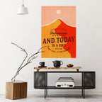 TODAY IS A GIFT Poster Vertical Autocolante