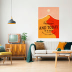 TODAY IS A GIFT Poster Vertical Autocolante