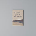 DON'T LOOK BACK Quadro em tela vertical