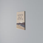 DON'T LOOK BACK Quadro em tela vertical