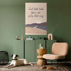 DON'T LOOK BACK Poster Vertical Autocolante