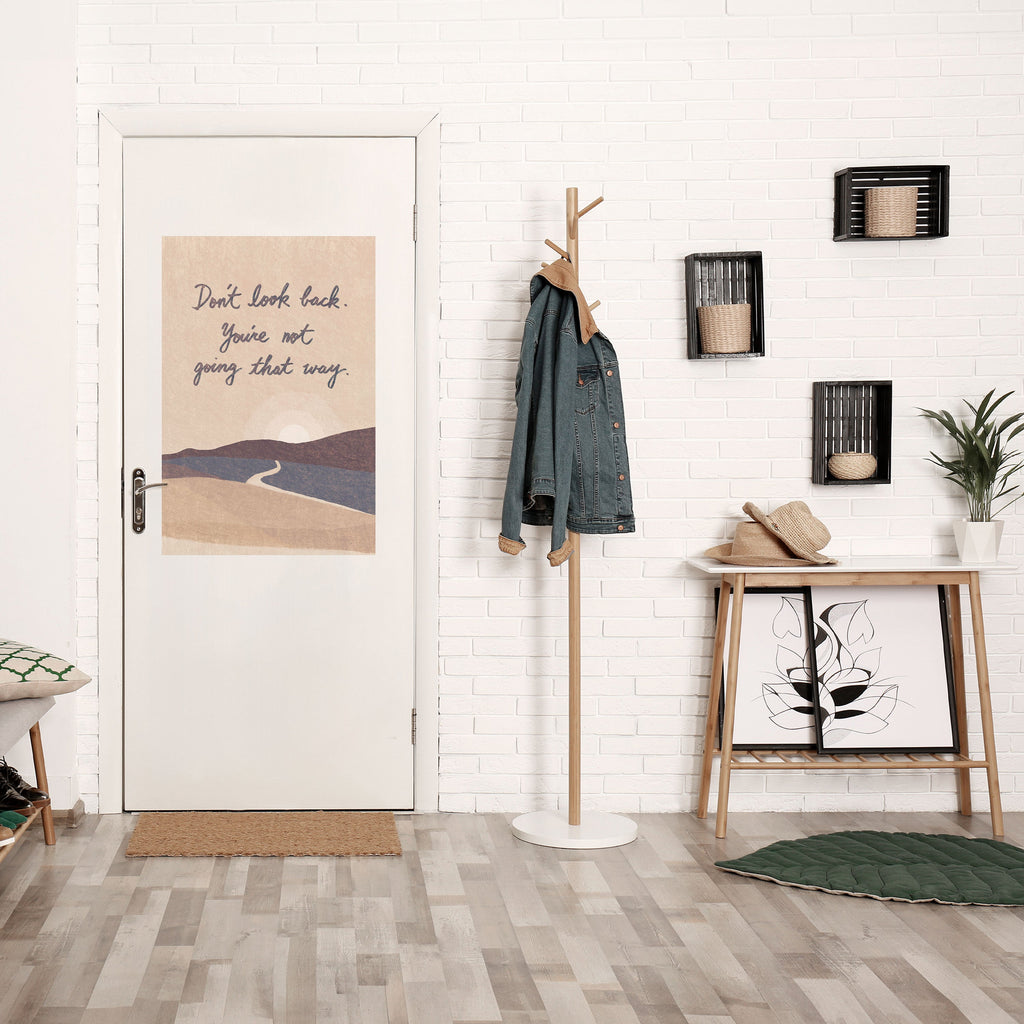 DON'T LOOK BACK Poster Vertical Autocolante