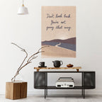DON'T LOOK BACK Poster Vertical Autocolante