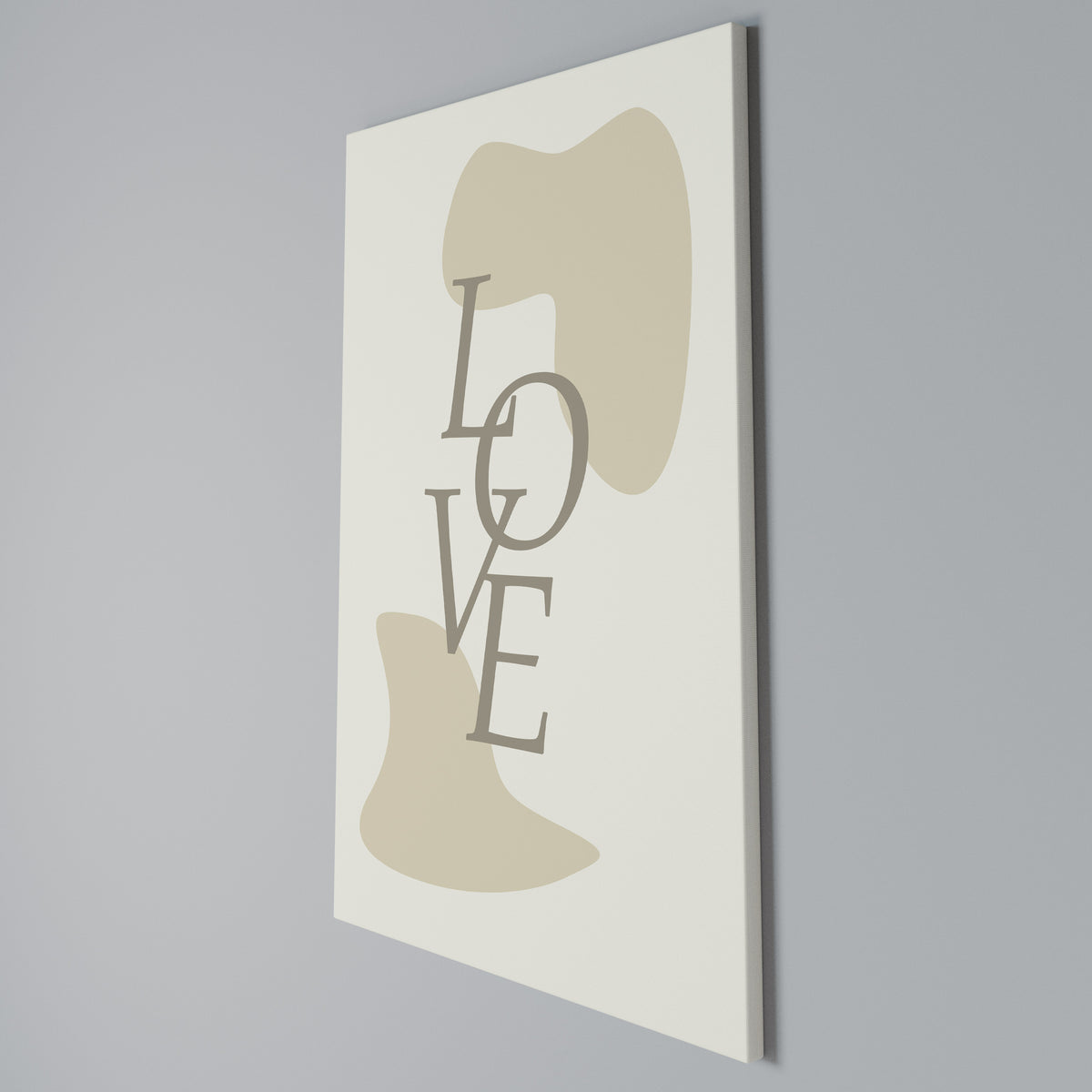 LOVE IN FORM Quadro em tela vertical