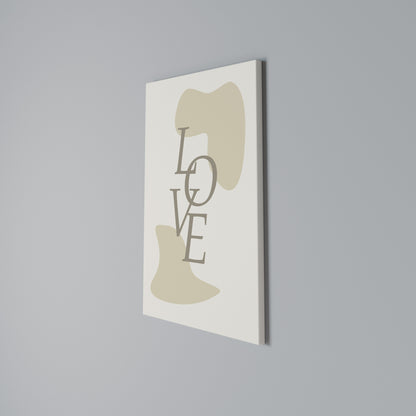 LOVE IN FORM Quadro em tela vertical