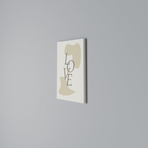 LOVE IN FORM Quadro em tela vertical