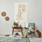 LOVE IN FORM Poster Vertical Autocolante