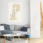 LOVE IN FORM Poster Vertical Autocolante