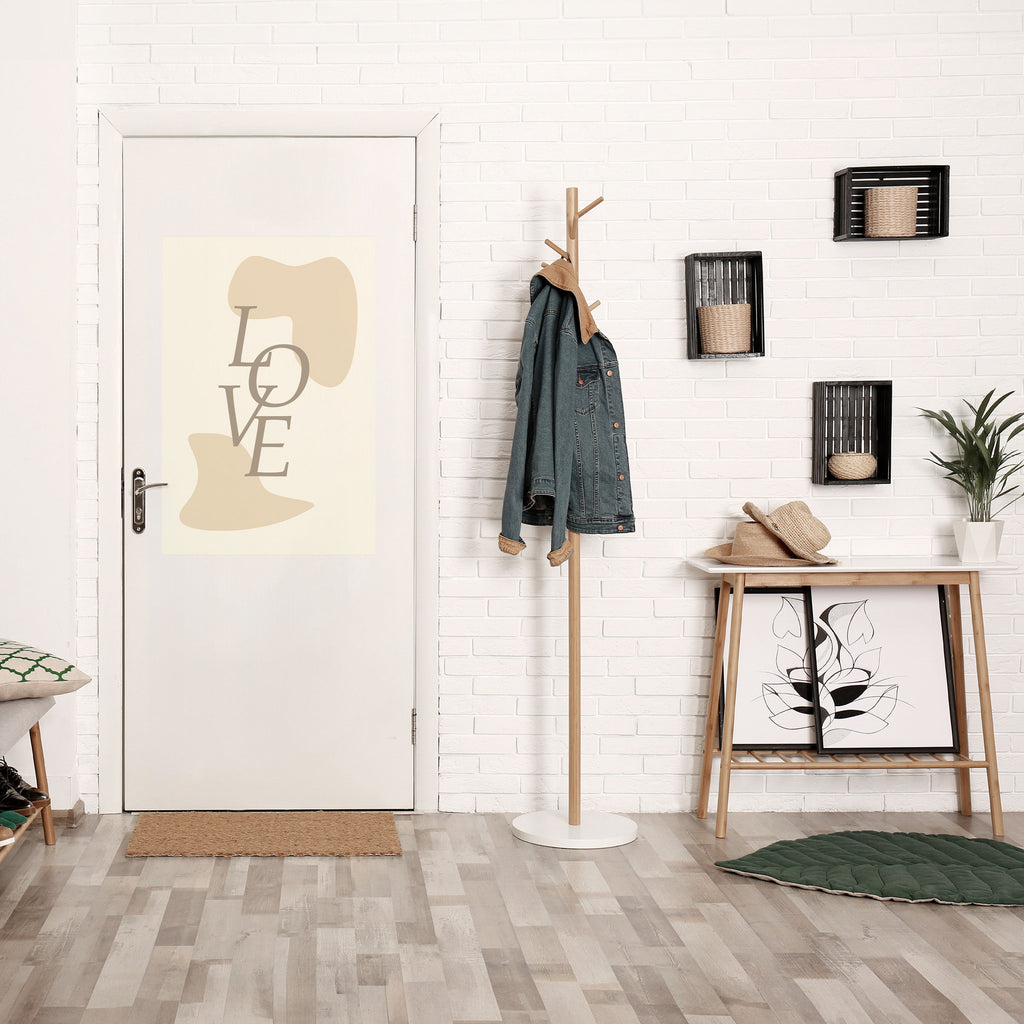 LOVE IN FORM Poster Vertical Autocolante