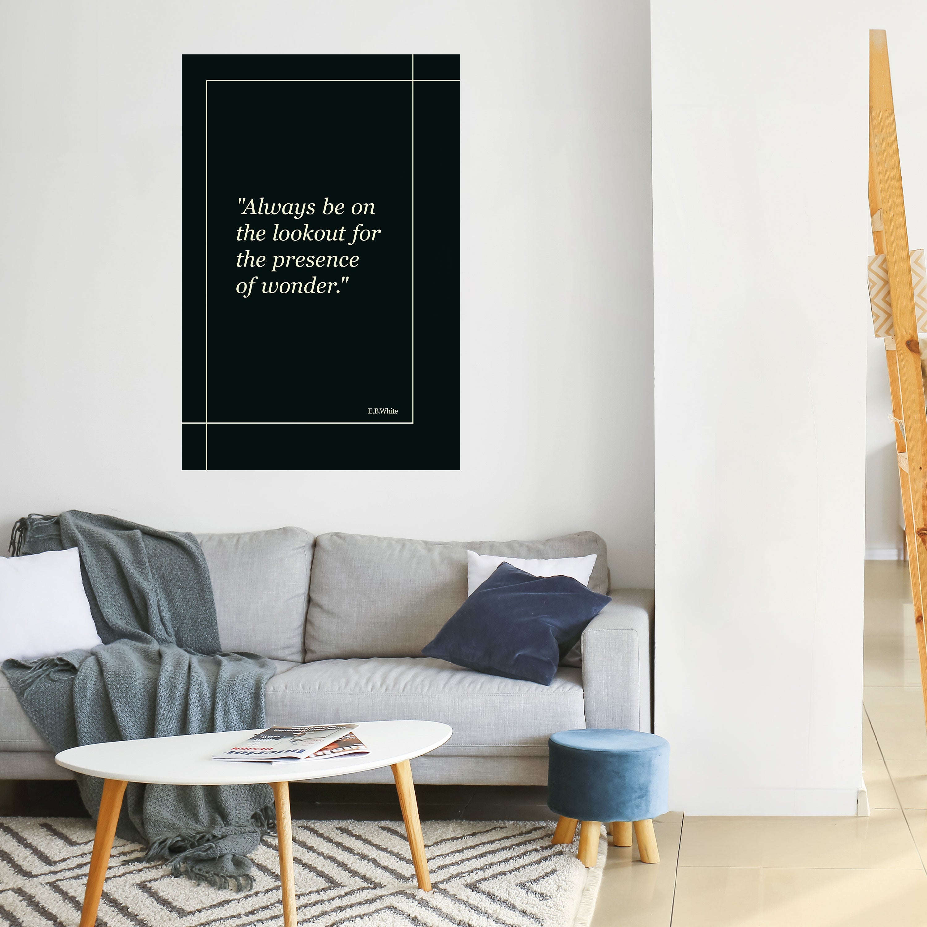 WONDERS UNVEILED Peel and Stick Vertical Poster