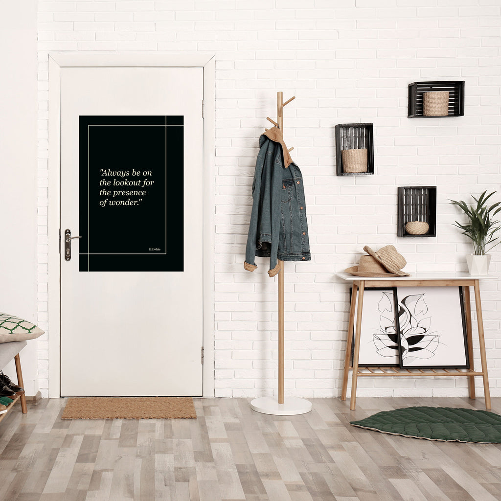 WONDERS UNVEILED Peel and Stick Vertical Poster