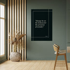 WONDERS UNVEILED Peel and Stick Vertical Poster