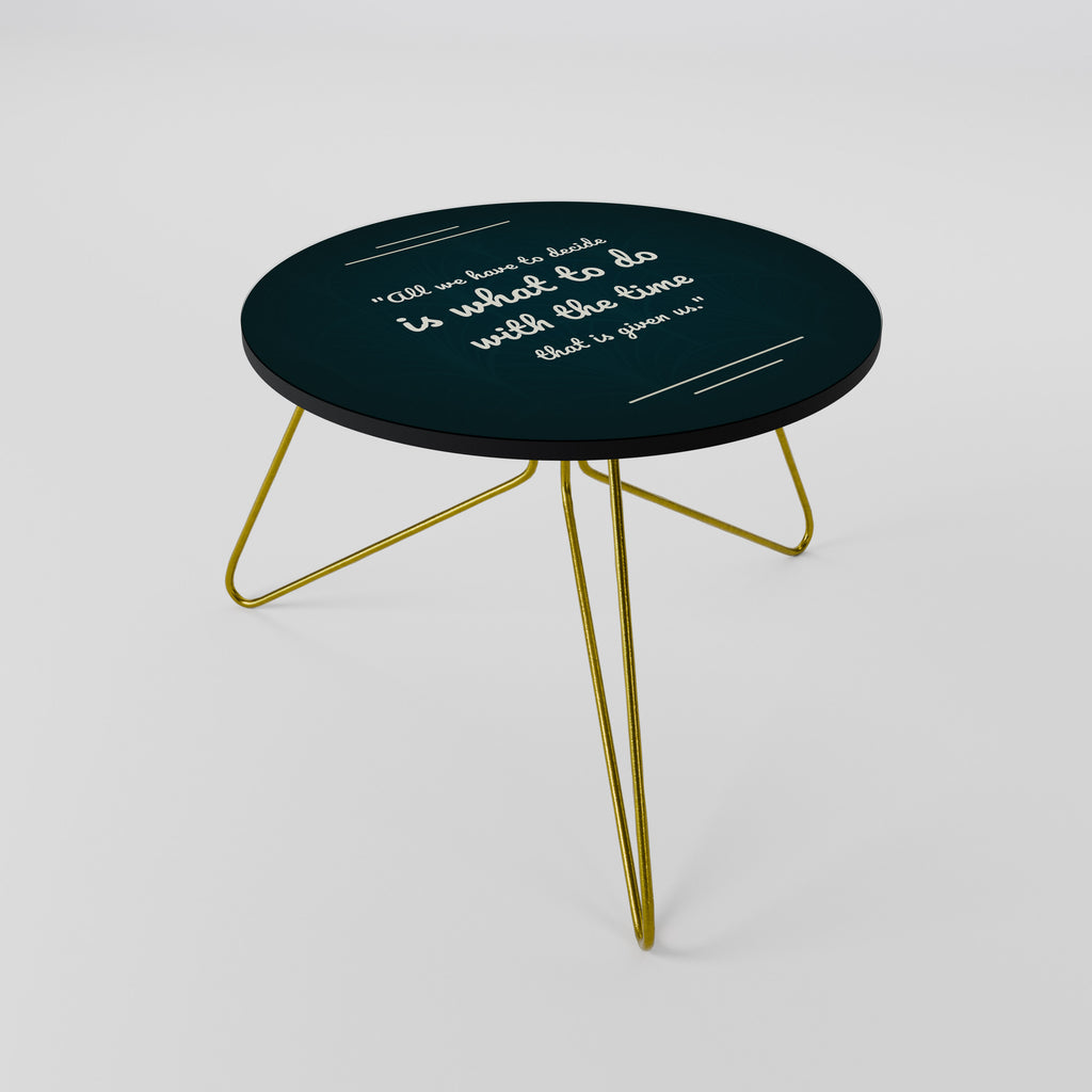 DECISIONS IN MOMENTS Coffee Table