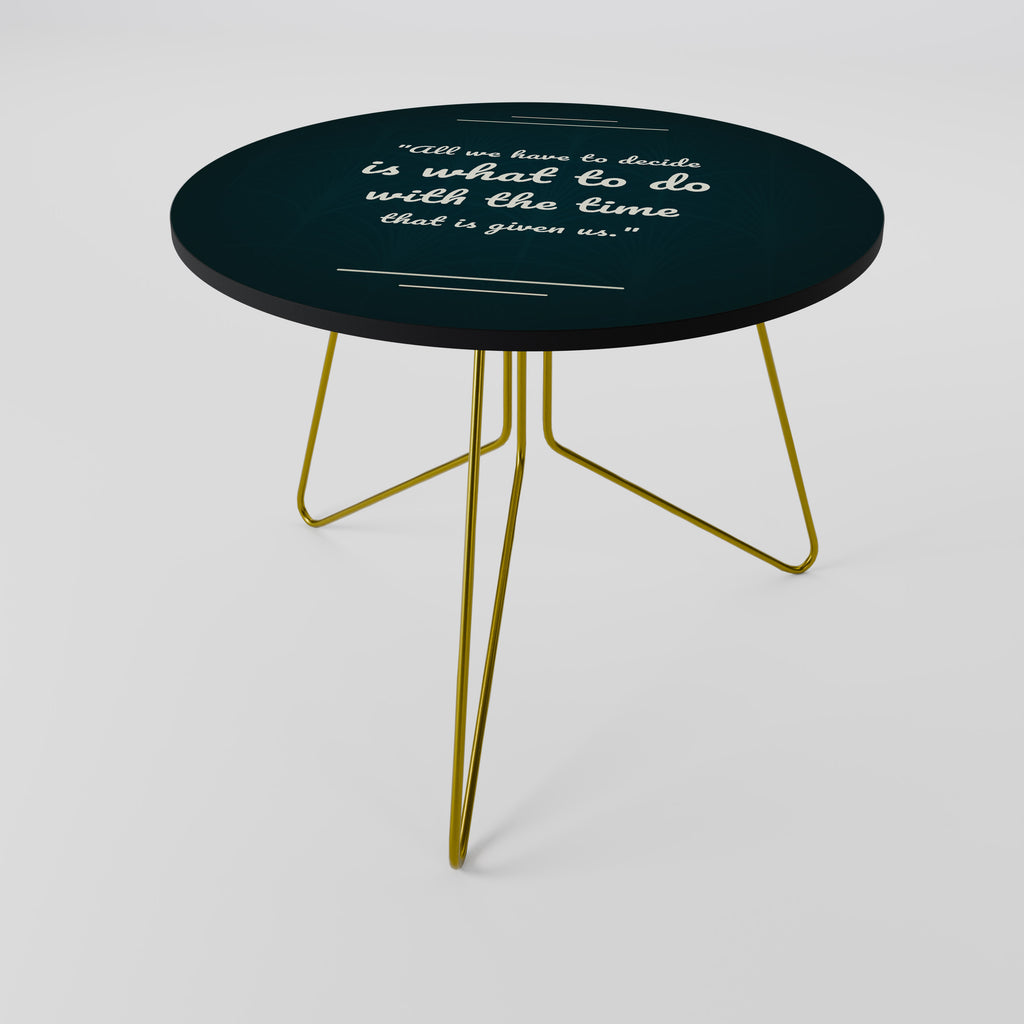 DECISIONS IN MOMENTS Coffee Table