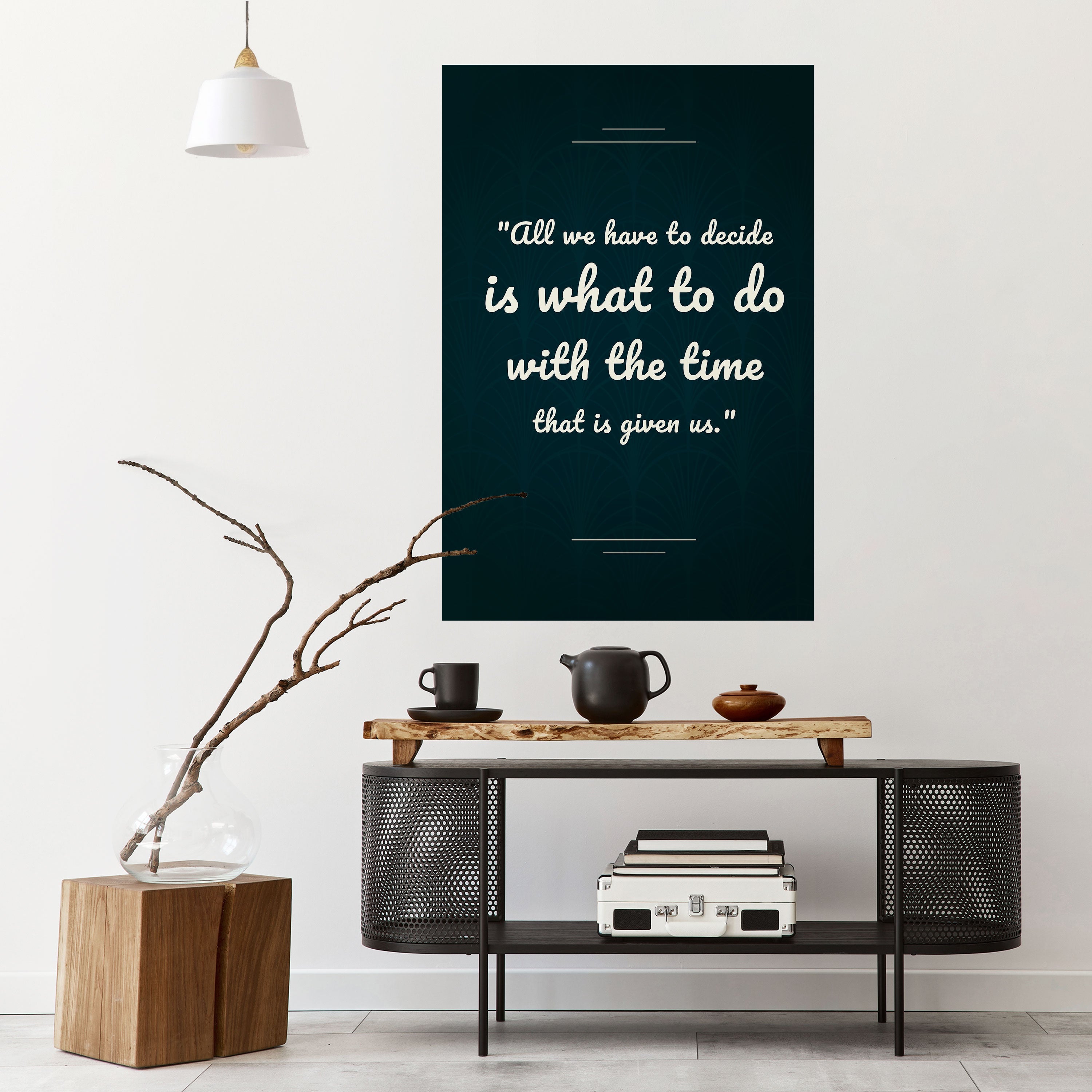 DECISIONS IN MOMENTS Poster Vertical Autocolante