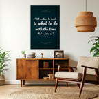 DECISIONS IN MOMENTS Poster Vertical Autocolante