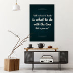 DECISIONS IN MOMENTS Poster Vertical Autocolante