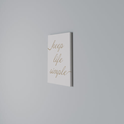 MINIMALIST MANTRA Quadro em tela vertical