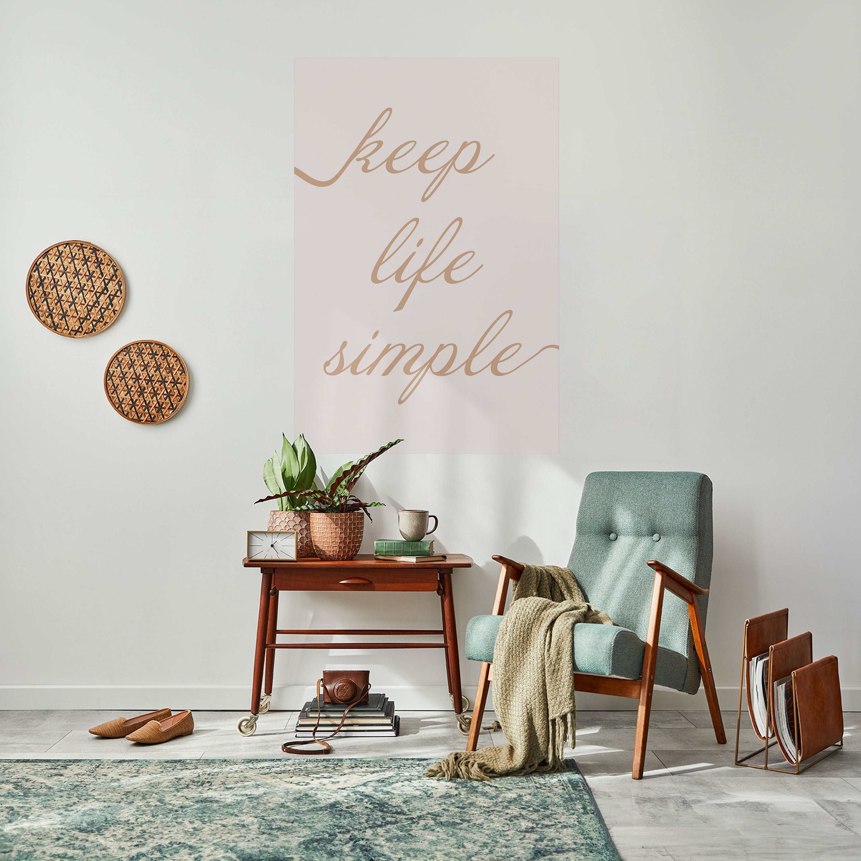 MINIMALIST MANTRA Poster Vertical Autocolante