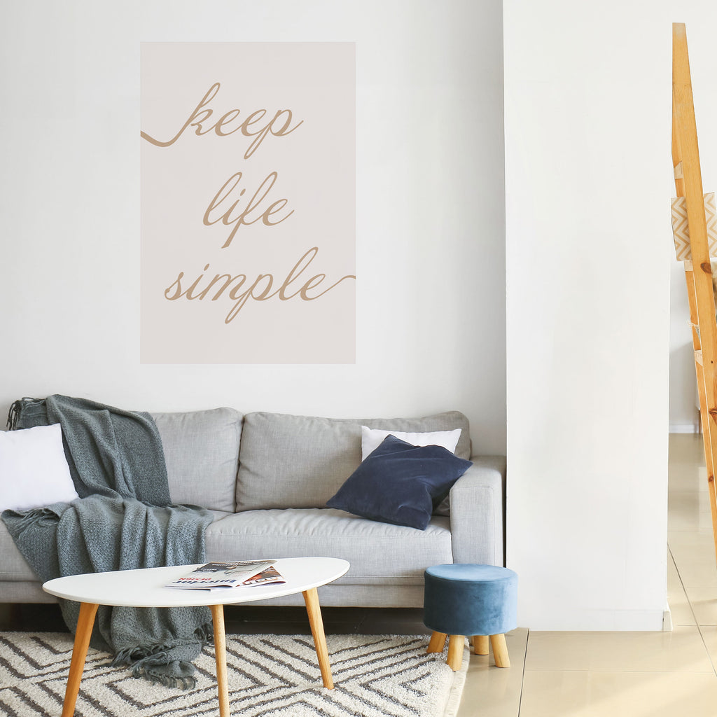 MINIMALIST MANTRA Poster Vertical Autocolante