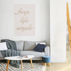 MINIMALIST MANTRA Poster Vertical Autocolante