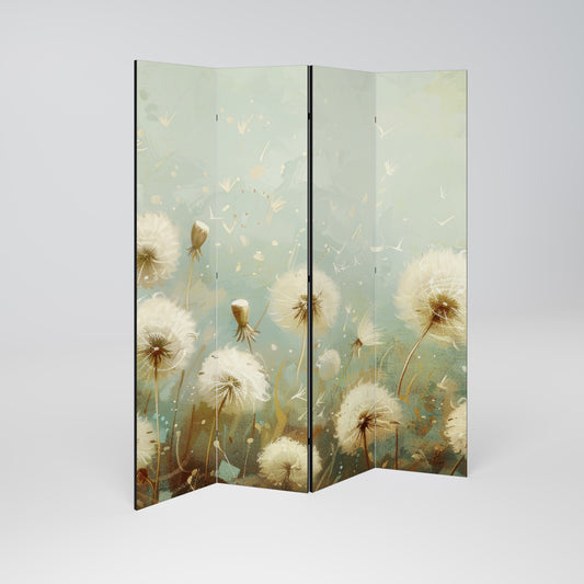 DREAMY MEADOW Biombo de 4 Painéis