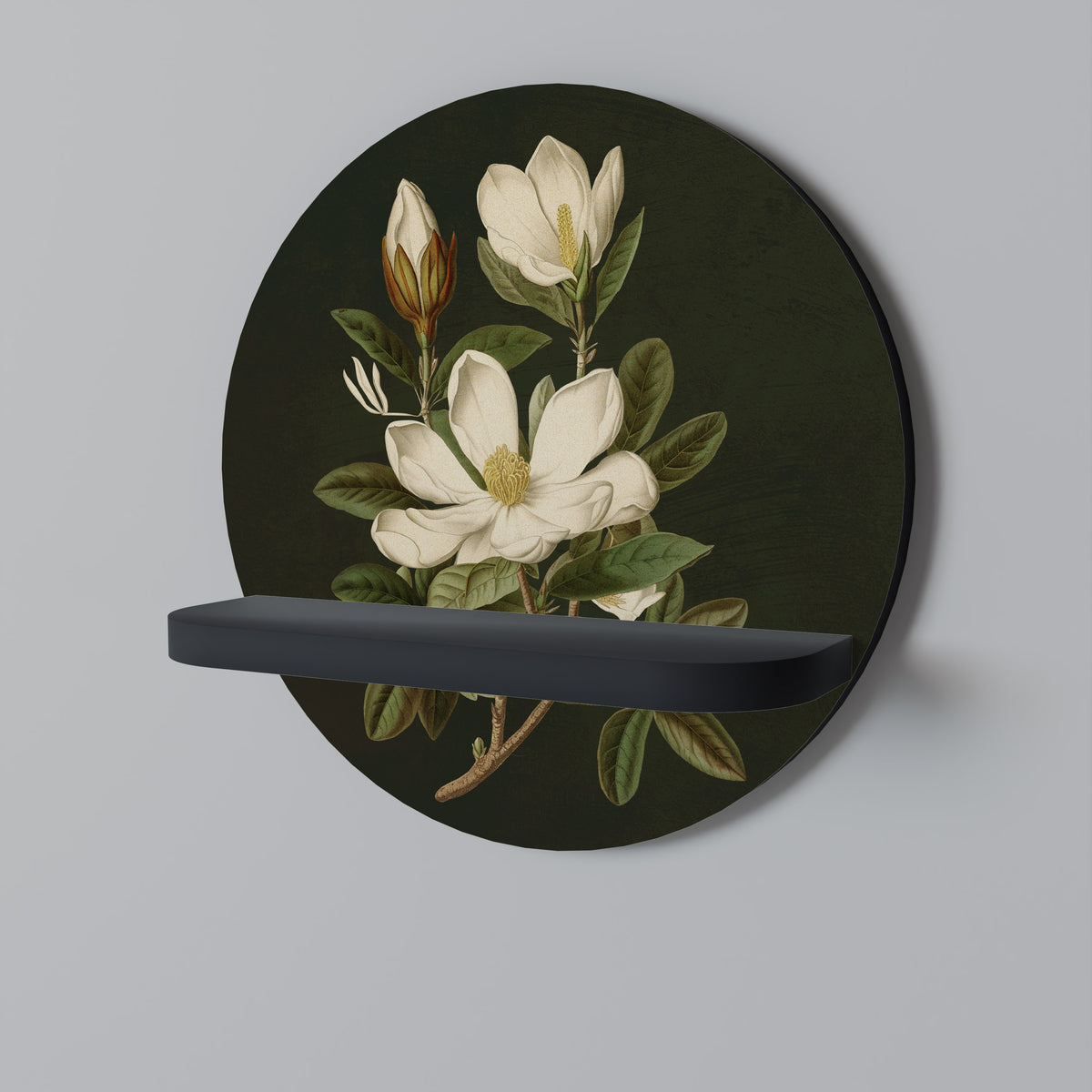FLORAL NOIR Art Shelf