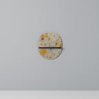 MORNING GLADE Prateleira Oval Decorativa em Acabamento Preto