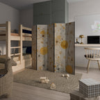 MORNING GLADE Decorative 5-Panel Room Divider