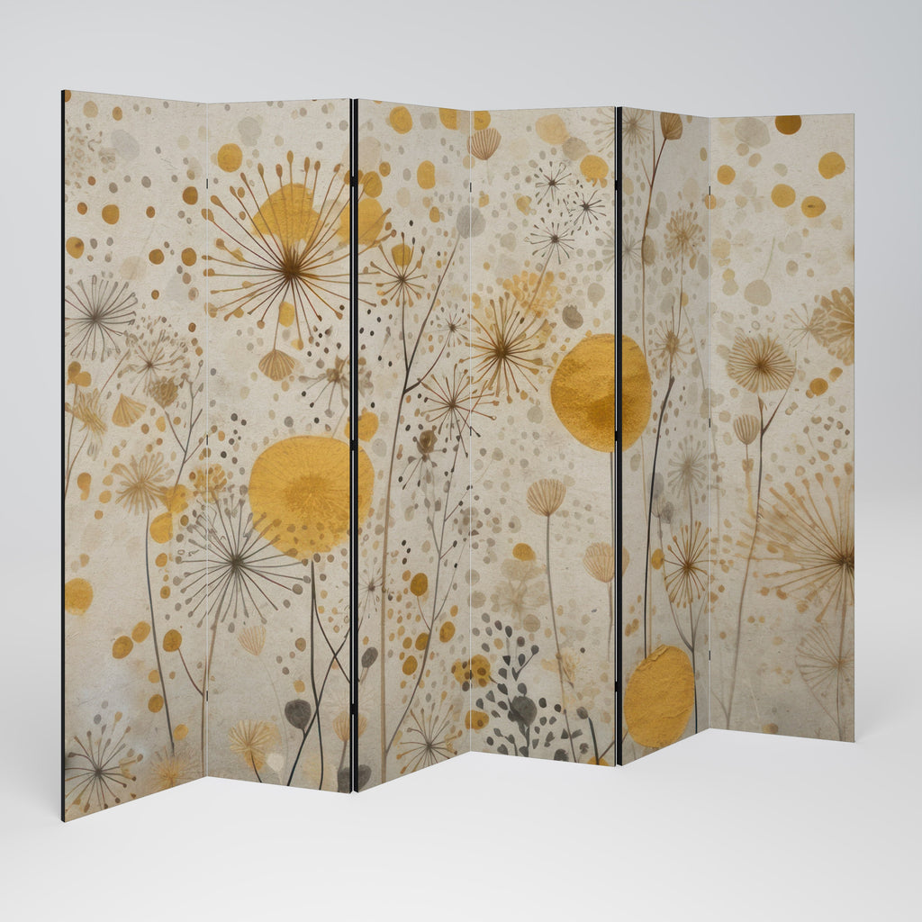 MORNING GLADE Decorative 6-Panel Room Divider