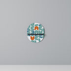 BE THE CHANGE Prateleira Oval Decorativa em Acabamento Preto