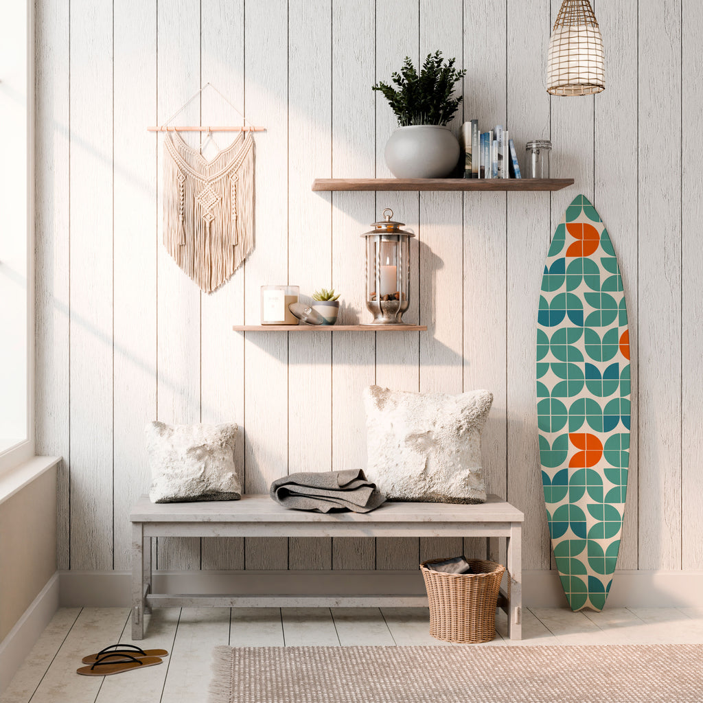 BE THE CHANGE Painel Decorativo Prancha de Surf