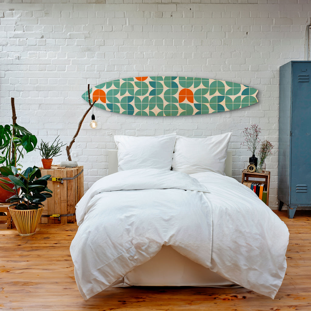 BE THE CHANGE Painel Decorativo Prancha de Surf