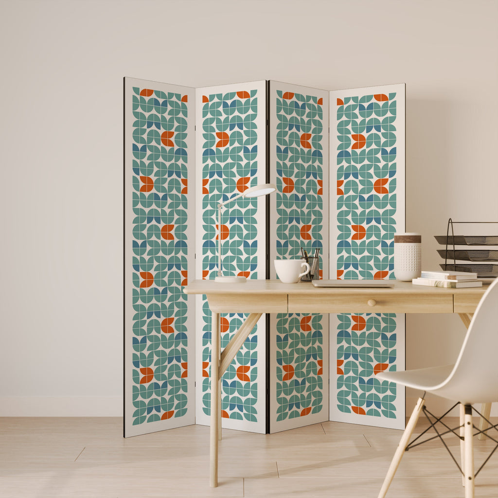 BE THE CHANGE Biombo Decorativo de 4 Painéis