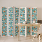 BE THE CHANGE Biombo Decorativo de 6 Painéis