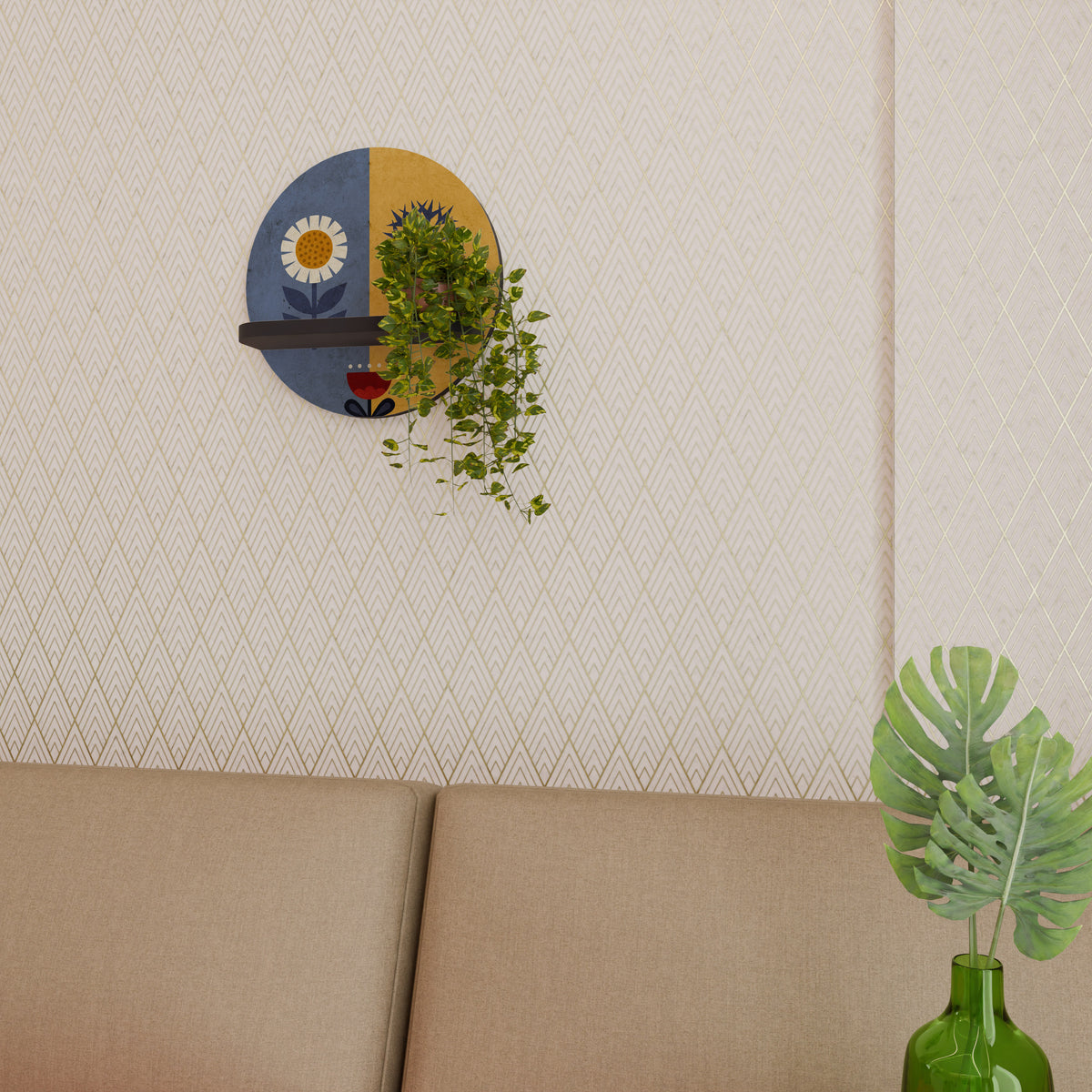 SCANDIC FLORET Art Shelf