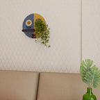 SCANDIC FLORET Round Art Shelf In Black Finish