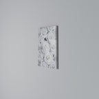 ELEGANCE IN WHITE Quadro em tela vertical