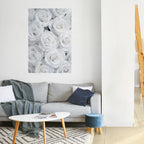 ELEGANCE IN WHITE Poster Vertical Autocolante