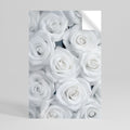 ELEGANCE IN WHITE Poster Vertical Autocolante