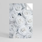 ELEGANCE IN WHITE Poster Vertical Autocolante