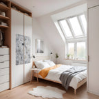 ELEGANCE IN WHITE Poster Vertical Autocolante