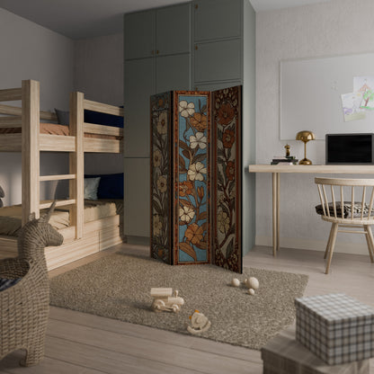 TIMELESS FLORA 3-Panel Room Divider