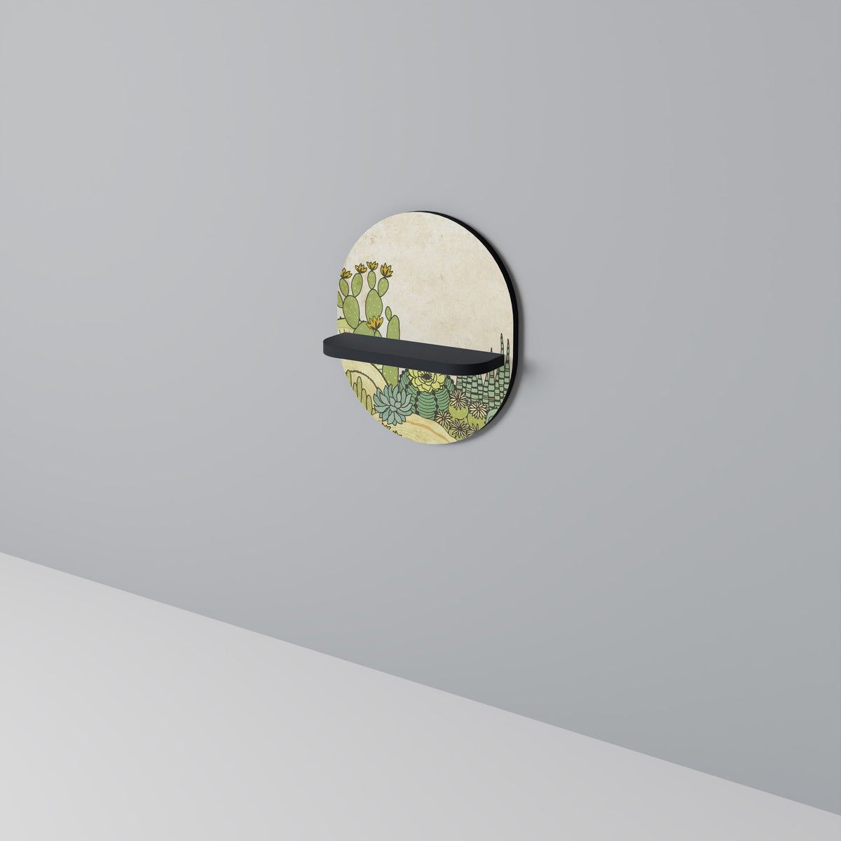 SUCCULENTS KALEIDOSCOPE Art Shelf