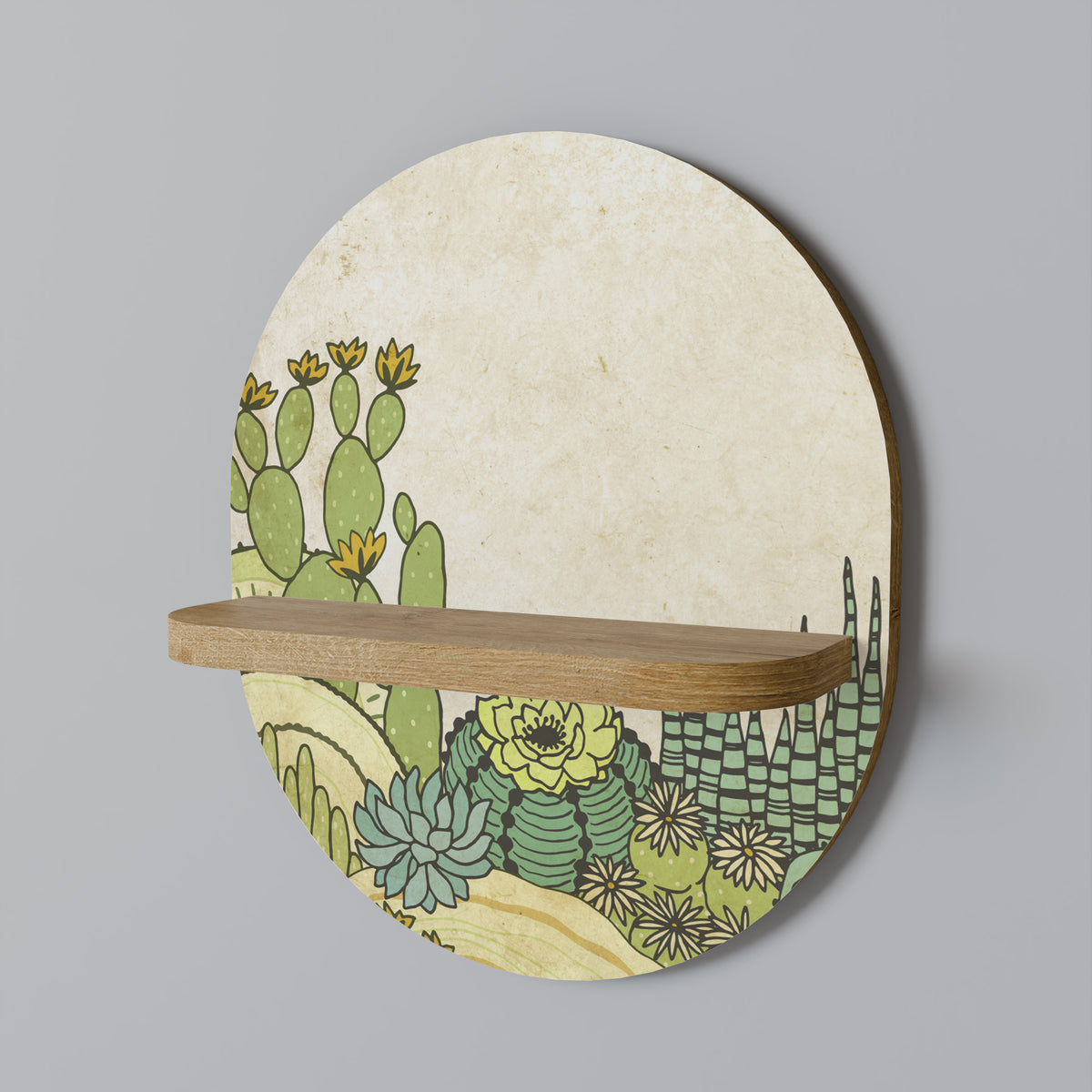 SUCCULENTS KALEIDOSCOPE Art Shelf